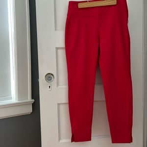 Athleta Wander Slim Ankle Pant 4P Red